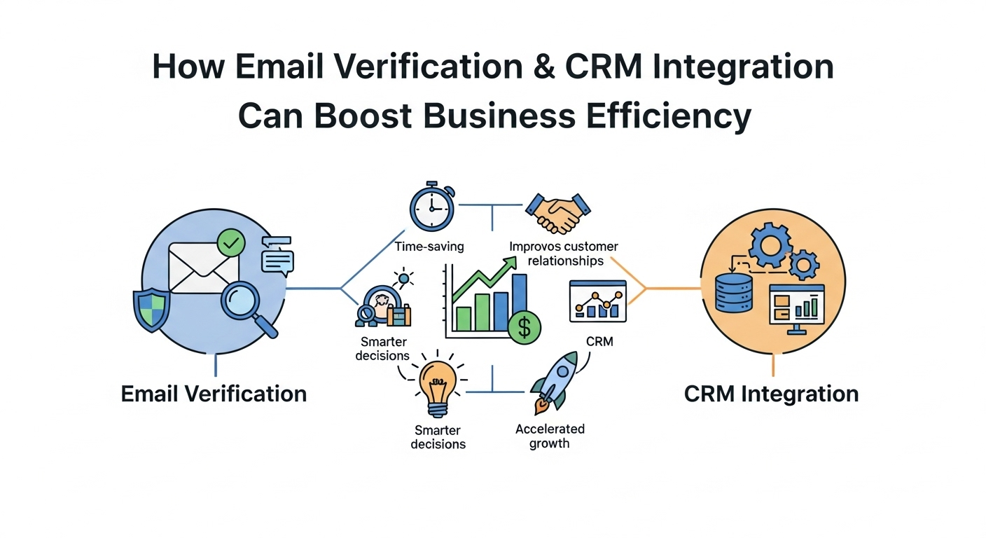 How Email Verification & CRM Integration Can Boost Business Efficiency