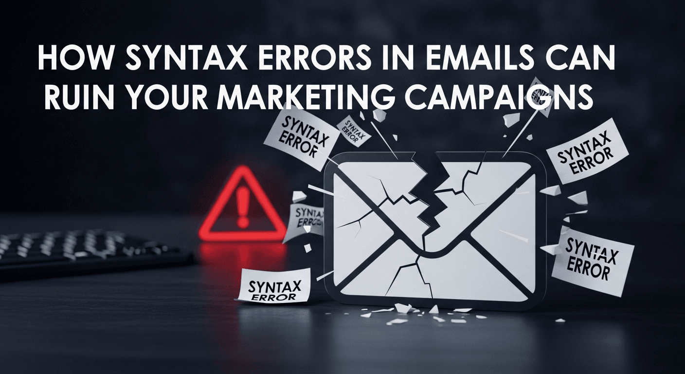 How Syntax Errors in Emails Can Ruin Your Marketing Campaigns