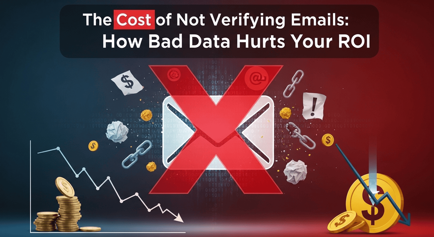 The Cost of Not Verifying Emails: How Bad Data Hurts Your ROI