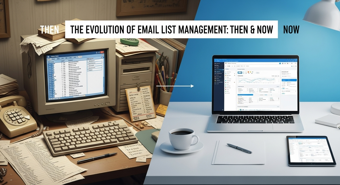The Evolution of Email List Management: Then & Now